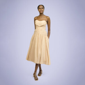 seersucker fabric party dress