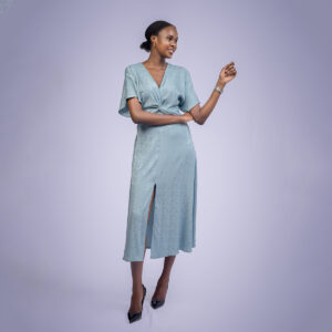 turquoise maxi dress