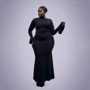 two piece maxi skirt rubber