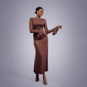 two piece maxi skirt rubber