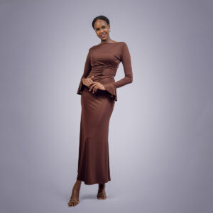 two piece maxi skirt rubber