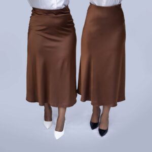 satin skirt defne