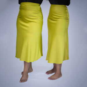 satin skirt defne