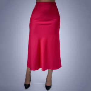 satin skirt defne